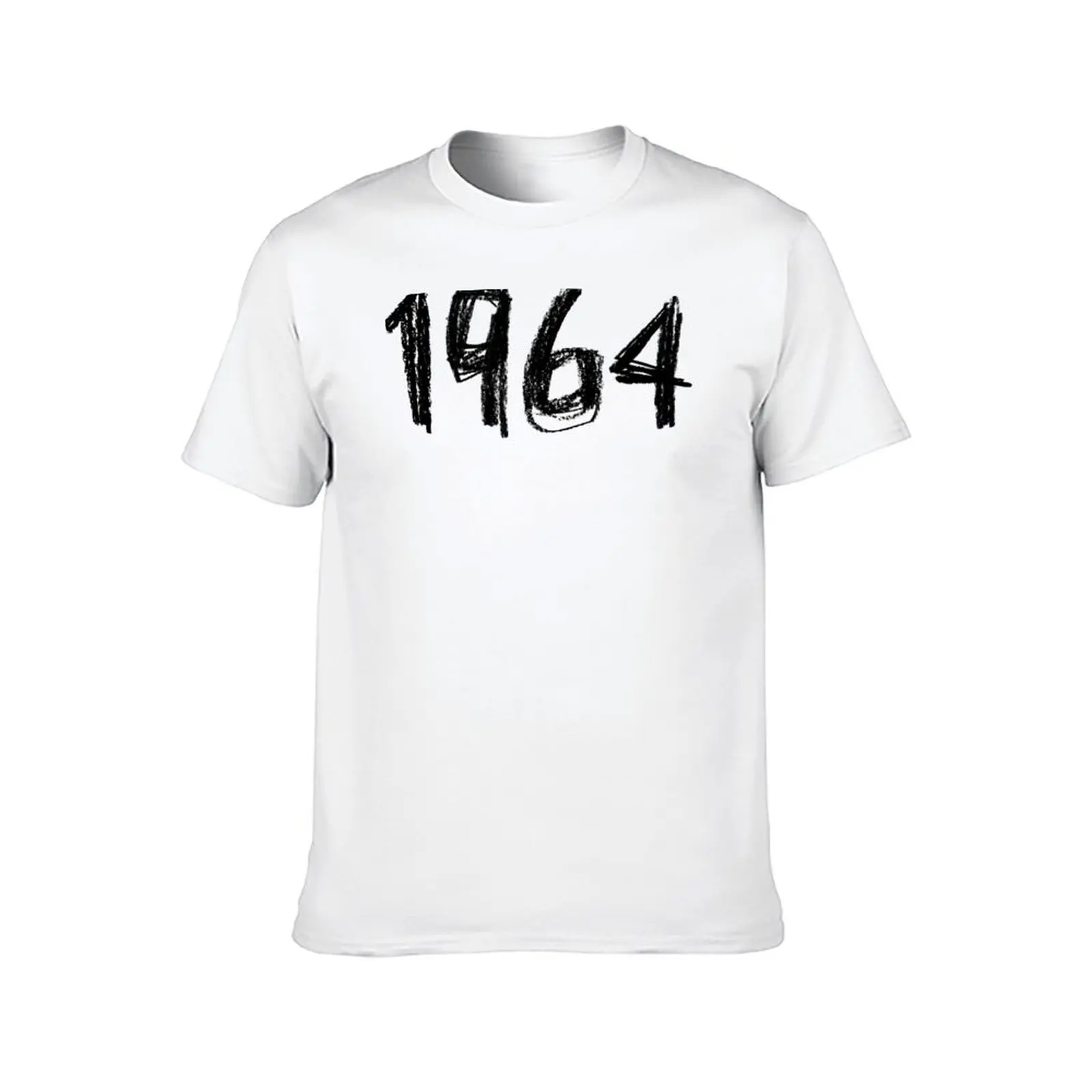سنة 1964 ولد عام 1964 تي شيرت تي شيرت للرجال قطن تي شيرت رجالي قطن 100% تي شيرت
