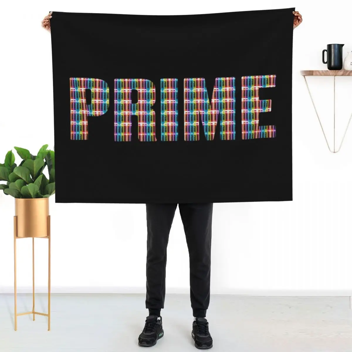 Prime Sports Drink Throw Blanket Men's Soft Warm Throw Blanket for Couch