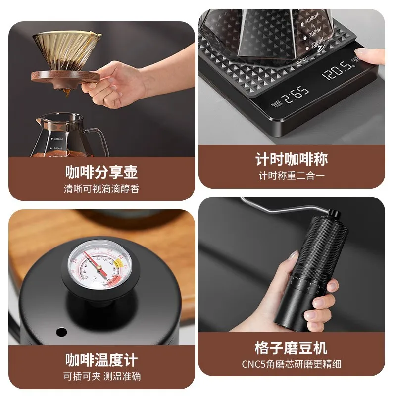 Set caffè preparato a mano