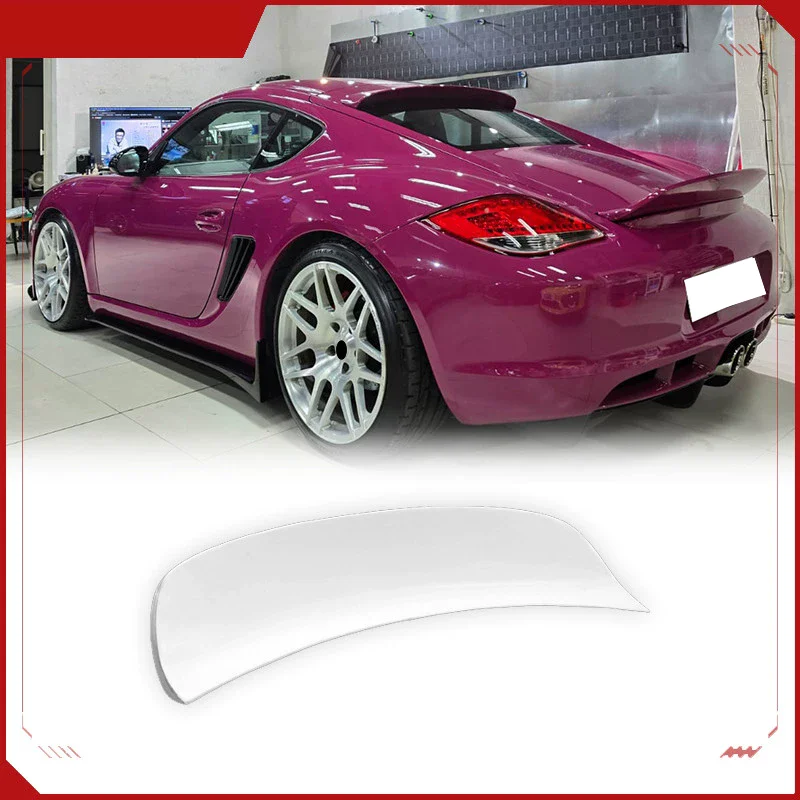 Tail wing for Porsche Cayman S 987 modified new style Resin Ducktail rear spoiler body kit Car Accessories