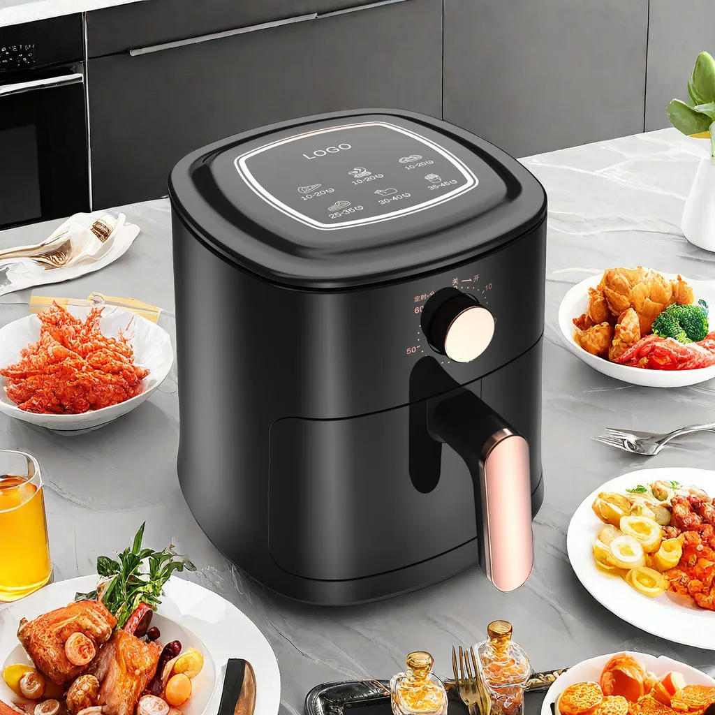 The new 4L 6L 8L Multi-function Super-heated Electric Silver crest Digital Control oil Free Air frier