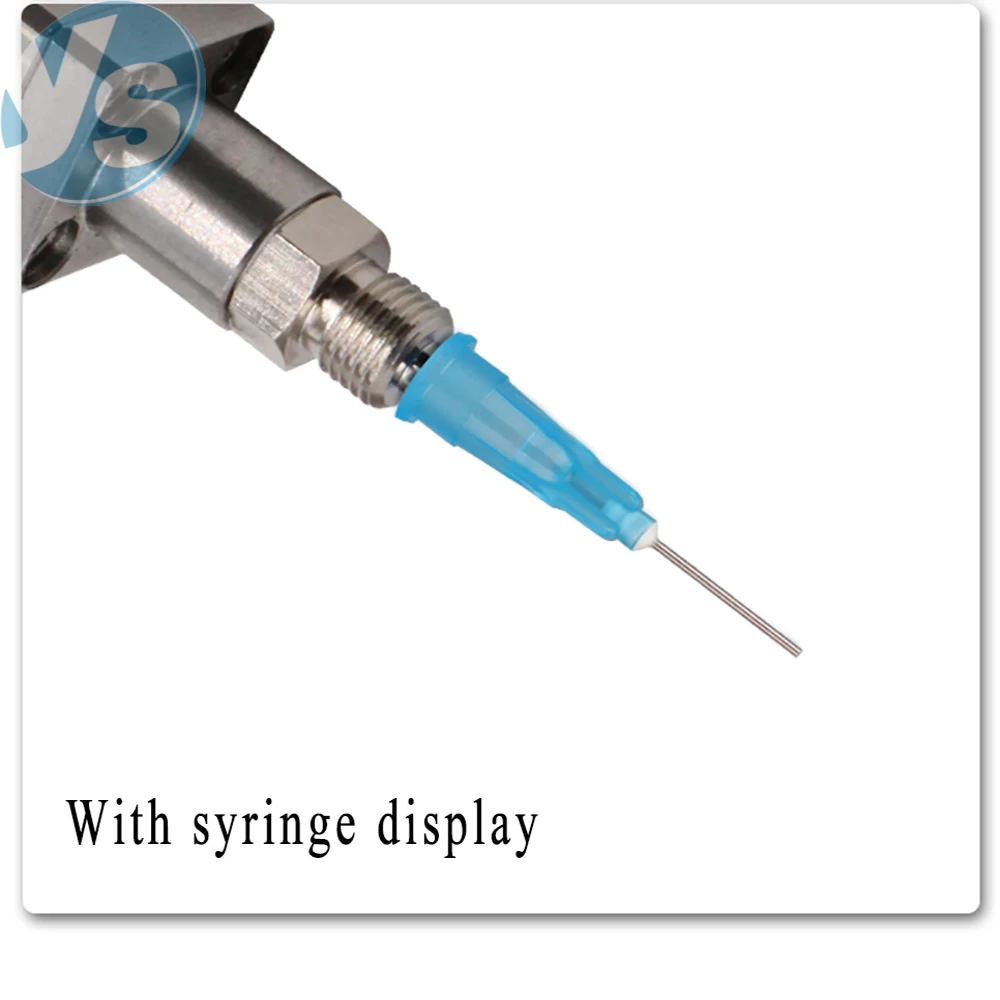 YS قاعدة بلاستيكية حربة إبرة الطول الإجمالي 43 مللي متر طول الأنبوب 25 مللي متر حقنة صناعية آلة الاستغناء التجريبي إبرة مسطحة #6