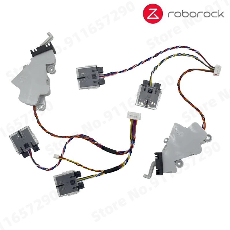 Original Roborock S7 Max Ultra Topaz SC - Right and Left Cliff Front Impact Assembly Vacuum Cleaner Cliff Sensor Accessories