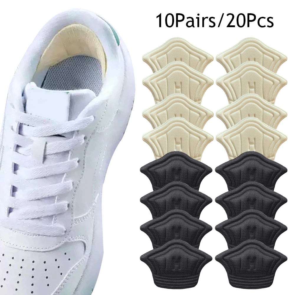 10Pairs Heel Insoles For Shoes Self-adhesive Sport Shoes Patch Heel Pads Adjustable Feet Pad Insole Shoe Heel Protector Sticker