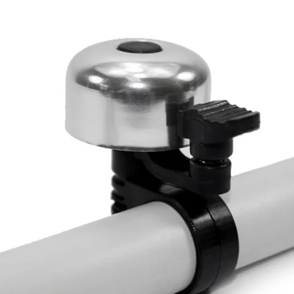 

Mini Bicycle Bell 30Mm Silver Alloy Plastic Loud Ring Handlebar Mount Bike Horn Adjustable Lever Ping Ring