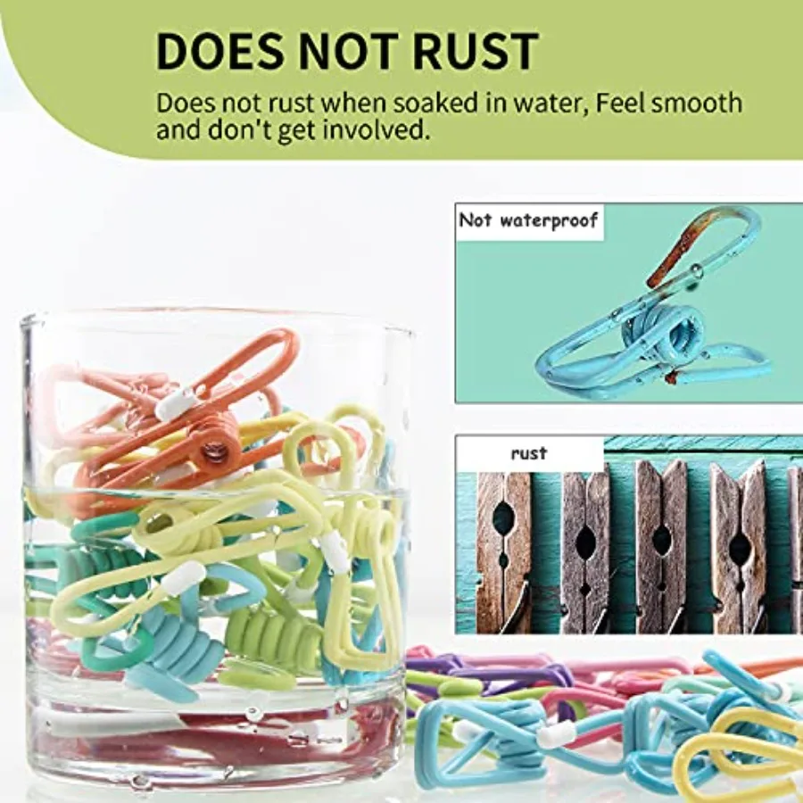 رقاقة Clips30PCS PVC المواد المغلفة تغليف المواد الغذائية كليب كليب حقيبة ClipsBag ClipsClips ل PackageChip ClipClothes دبابيس مختلط Col #5