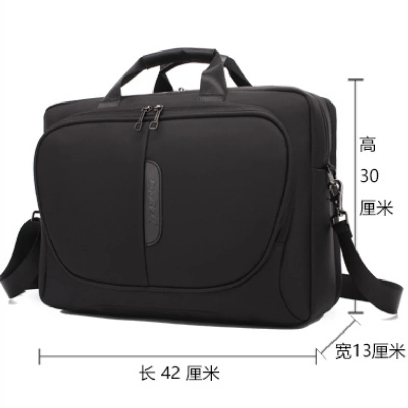 Chikage Business Briefcase Men's Crossbody Shoulder Bag Large Capacity Unisex Commuter Bag High Quality Travel Handbags