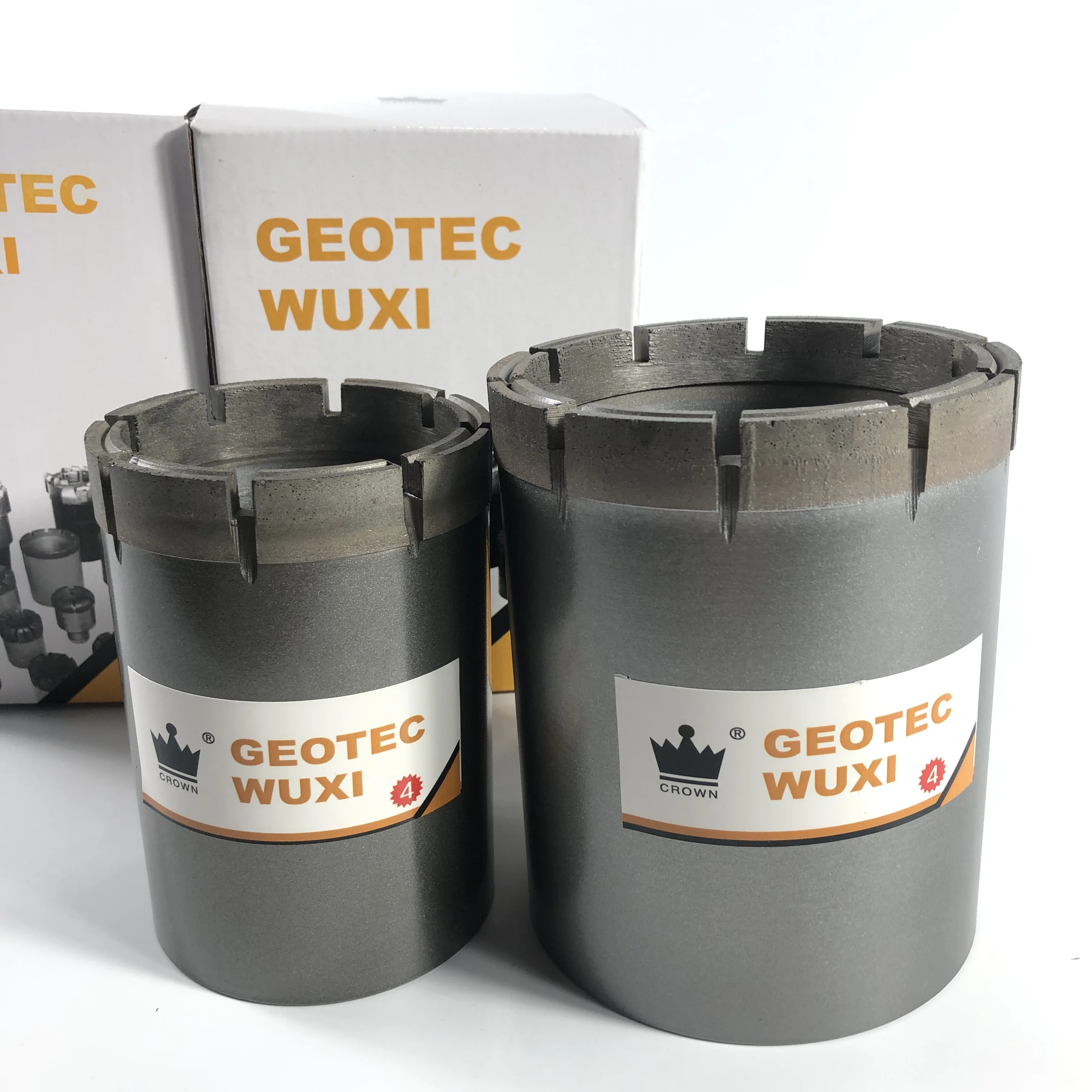 Geotec  CROWN NQ HQ HW HWT BW NW HW Impregnated Diamond Casing Shoe Bit