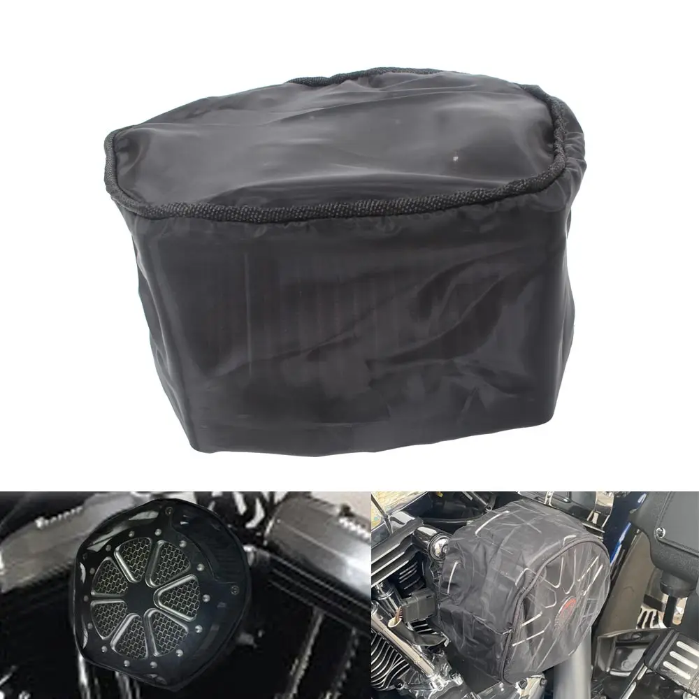 

Motorcycle Air Filter Rain Sock Cleaner Mesh Air Intake Cover For Harley Davidson XL 1200 Touring Glide Softail Dyna Waterproof