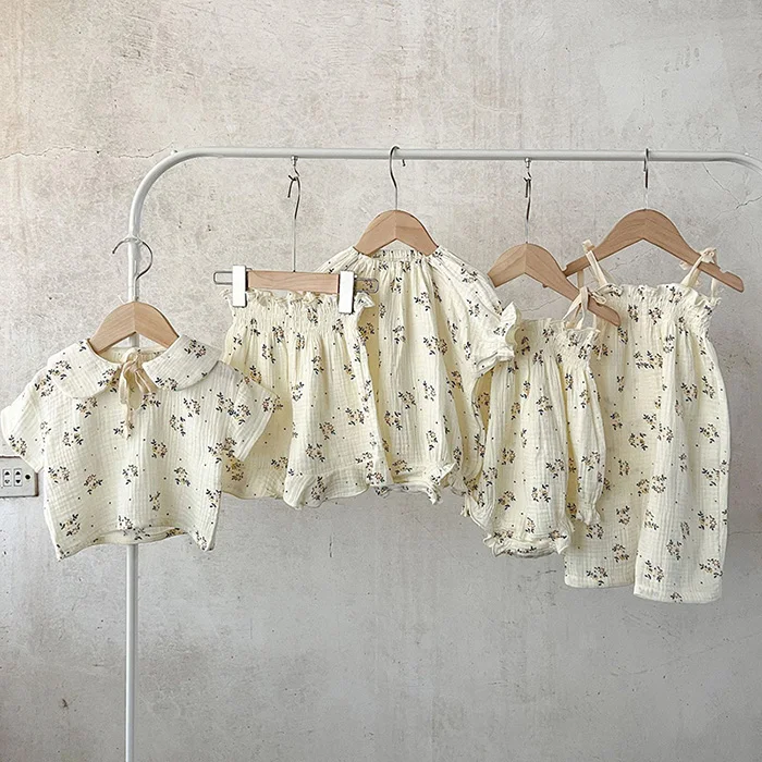 Baby Mädchen Kleidung Anzug Kurzarm Baumwolle Gedruckt T-Shirt + Shorts Neugeborenen Baby Mädchen Kleidung Anzug Für Sommer Sets Koreanischen stil – Detail 3
