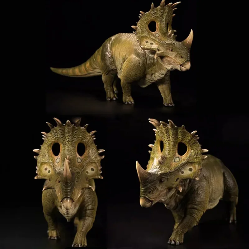 

In Stock Nanmu Is Hard To Change Jurassic Period Sinoceratops Dinosaur Model 26cm Static Dinosaur Statue Ceratopsidae