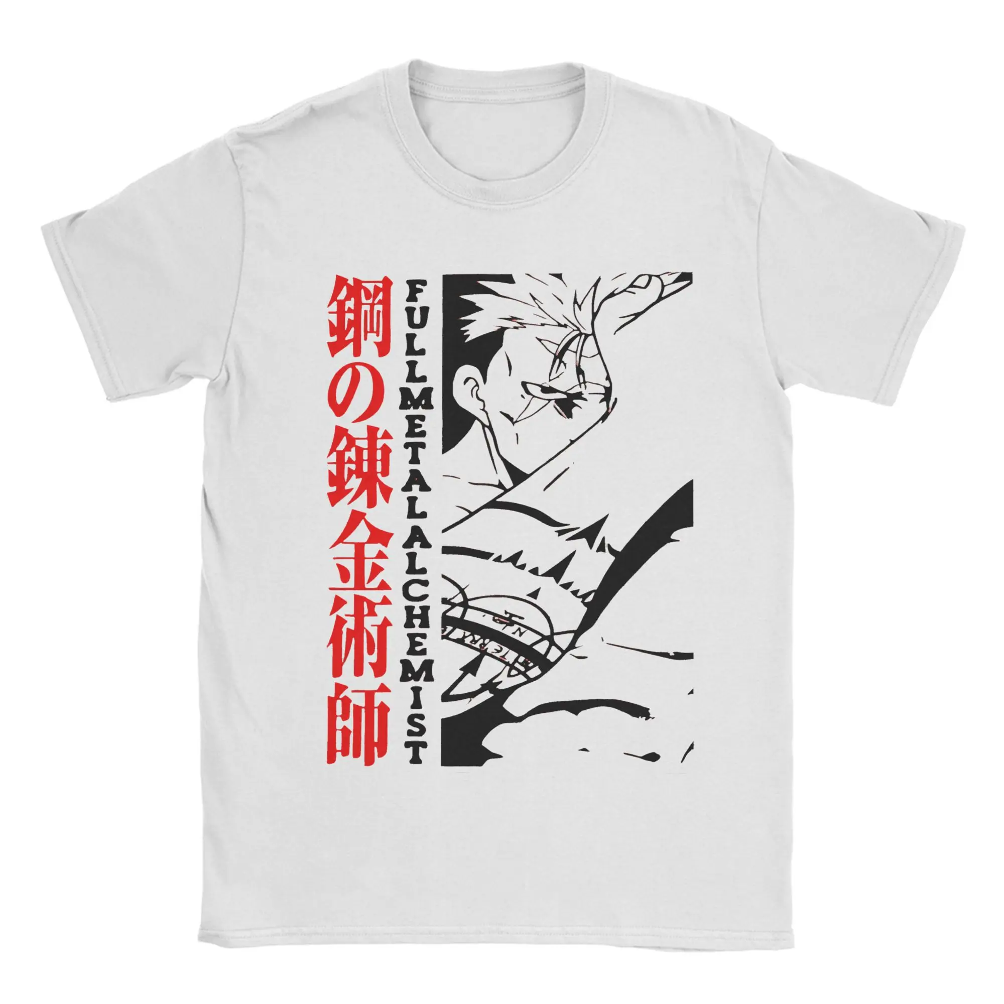 

Мужские футболки Стальной алхимик Братство крутая футболка из чистого хлопка с короткими рукавами футболки с круглым вырезом одежда с принтом