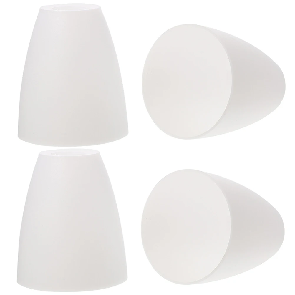 

6pcs Plastic Lampshade Flat Head Design Durable Replacement For Table Lamp Hanging Wall Light Shades Decorative Bedroom Study
