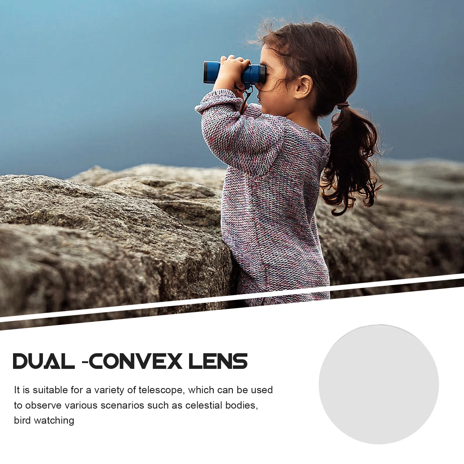 12 Stuks Dubbele Bolle Lenzen Optisch Acryl Helder voor Wetenschapsexperiment Leren DIY Projecten Vergrootglas Vervangingsapparatuur