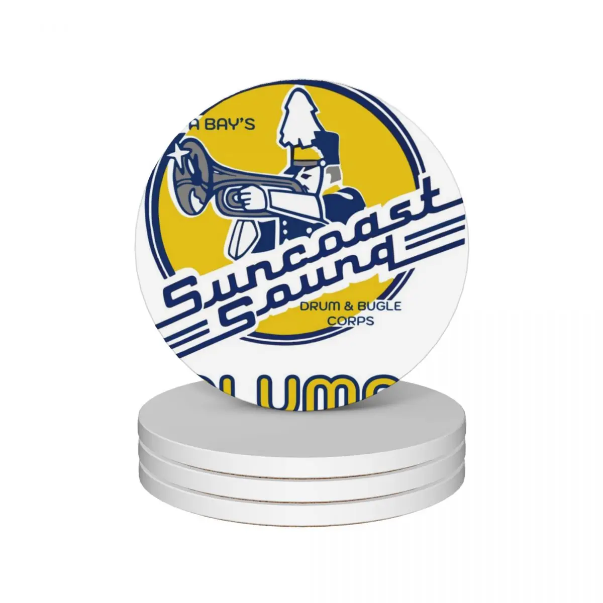 Suncoast Sound Alumni Ceramic Coasters (Set of 4) for coffee mugs cute Coasters