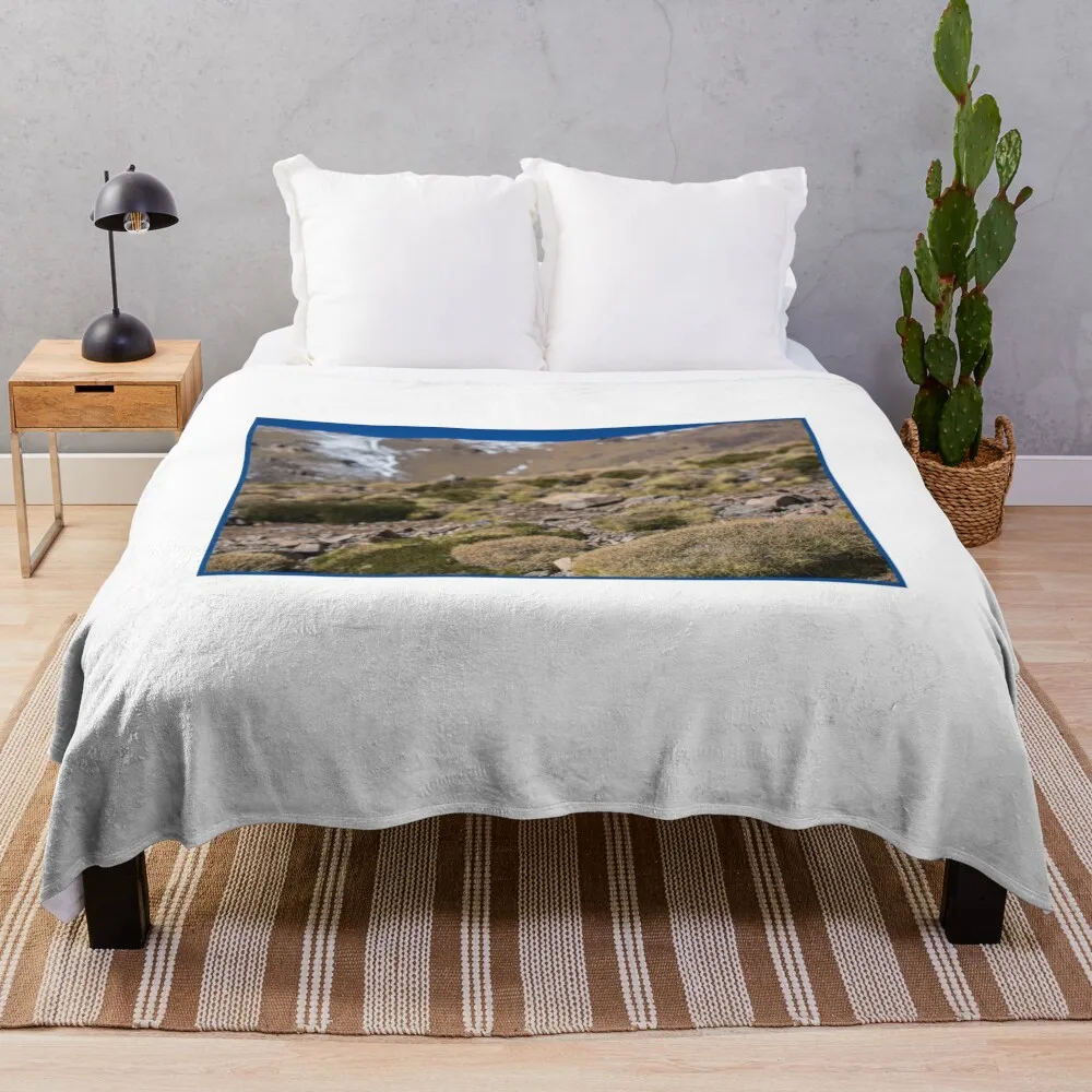 The Atlas Mountains begin near the shores of the Atlantic Ocean Throw Blanket Polar Single Blankets