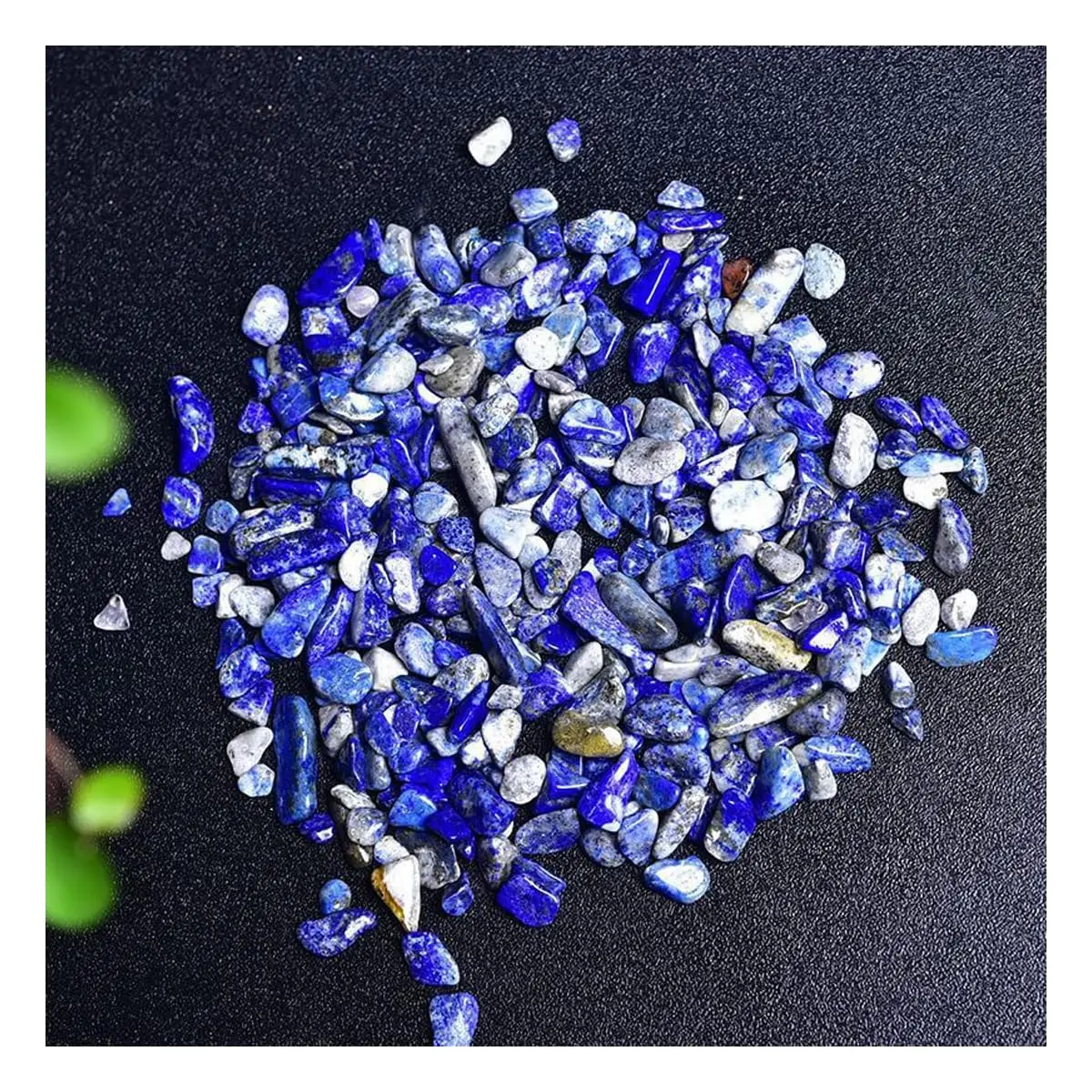 Natural lapis lazuli chip crystals, Reiki healing, decorative chips, polished stones, natural stone, handcrafted stones