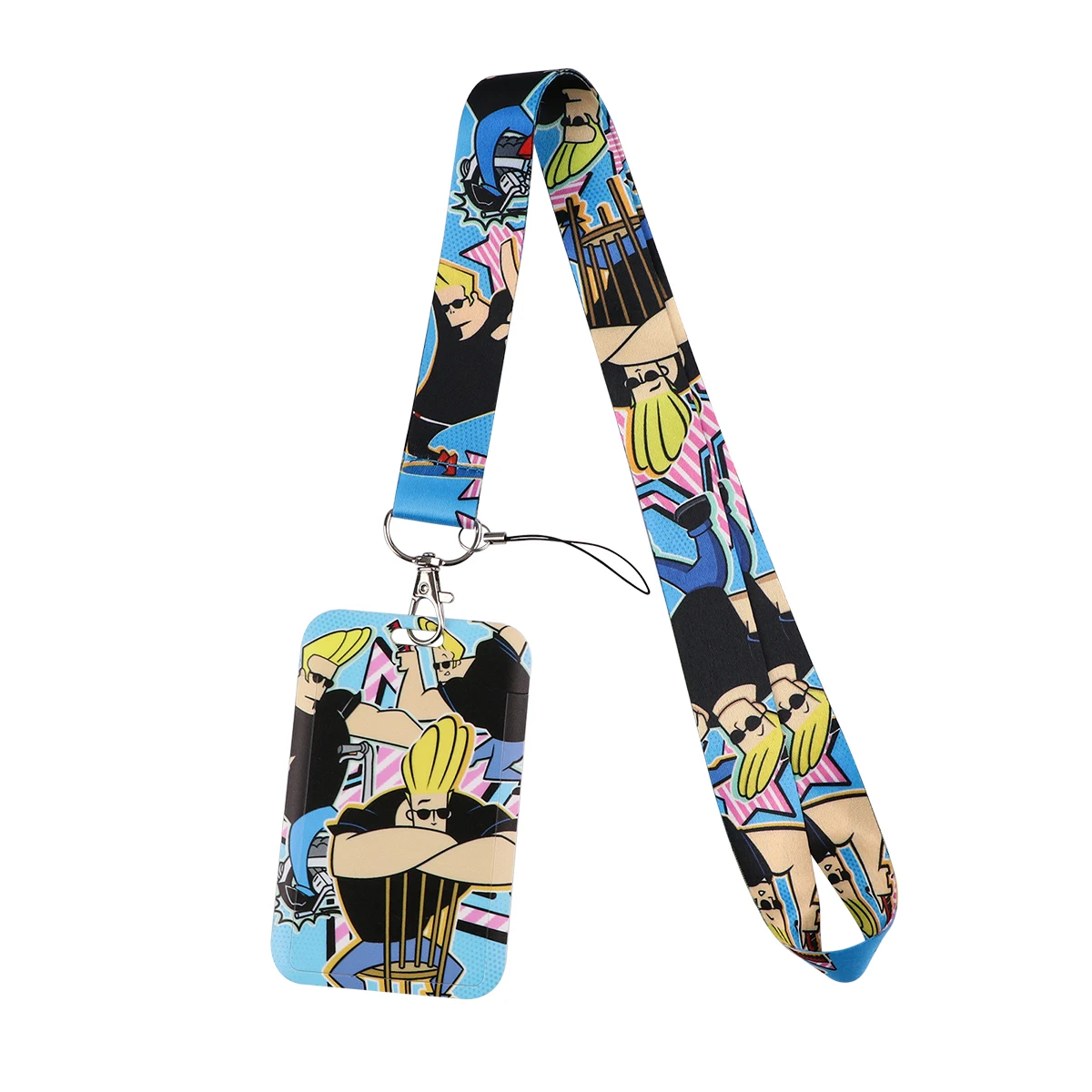 

Comedy Cartoon Lanyard For Keychain ID Card Cover Passport Students Cellphone USB Badge Holder Key Ring Neck Straps Accessories
