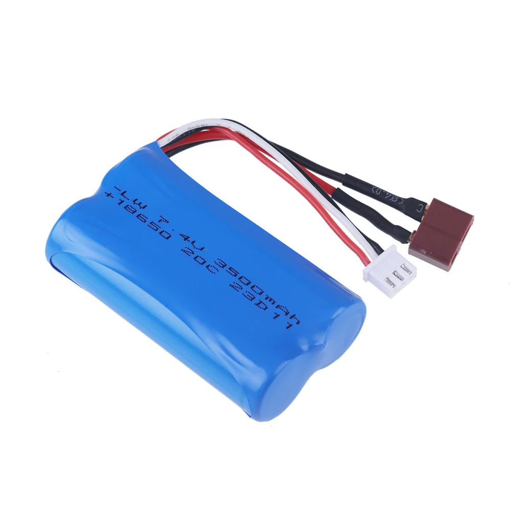 7.4V 3500mAh 18650 Li-ion Battery for Wltoys 144001 124017 124019 A959-B A969-B A979-B K929-B 12428 12423 10428 Q39 RC Battery