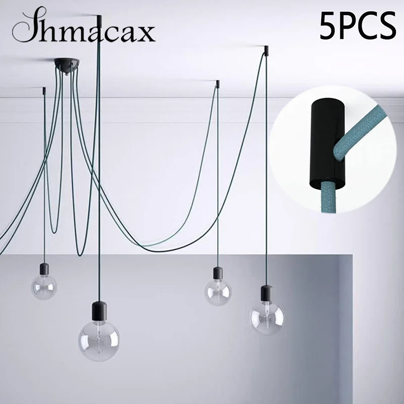 

5 Pack Pendant Lighting Hook For Fabric Electrical Wire Chandelier Ceiling Lights Cable Hanging Pendant Light Fixtures