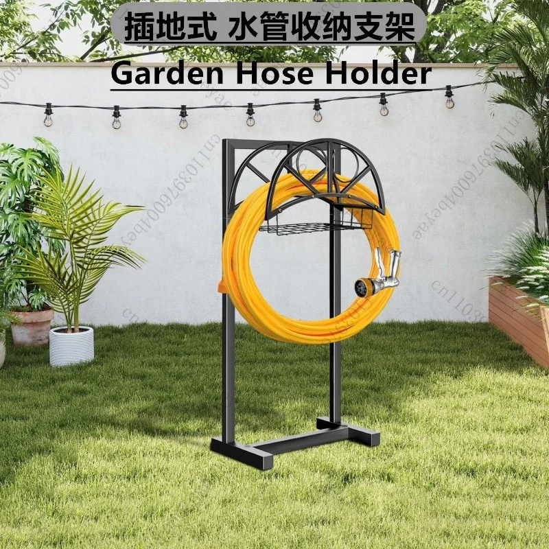 

Freestanding Garden Rack Heavy Duty Outdoor Organizer Rugged Storage System for Watering
