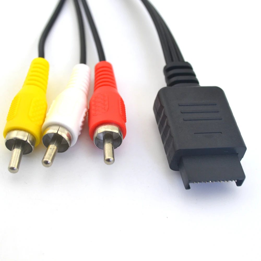 Replacements for ps1 Games Audio Video AV Cable to RCA for PS1 Console TV Game Computer Wire Repair Accessories