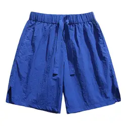 Japanese Style Multipocket Men's Shorts Thin Quick Dry Breathable Shorts Sports Pants Drawstring Beach Cargo Shorts Men Clothing