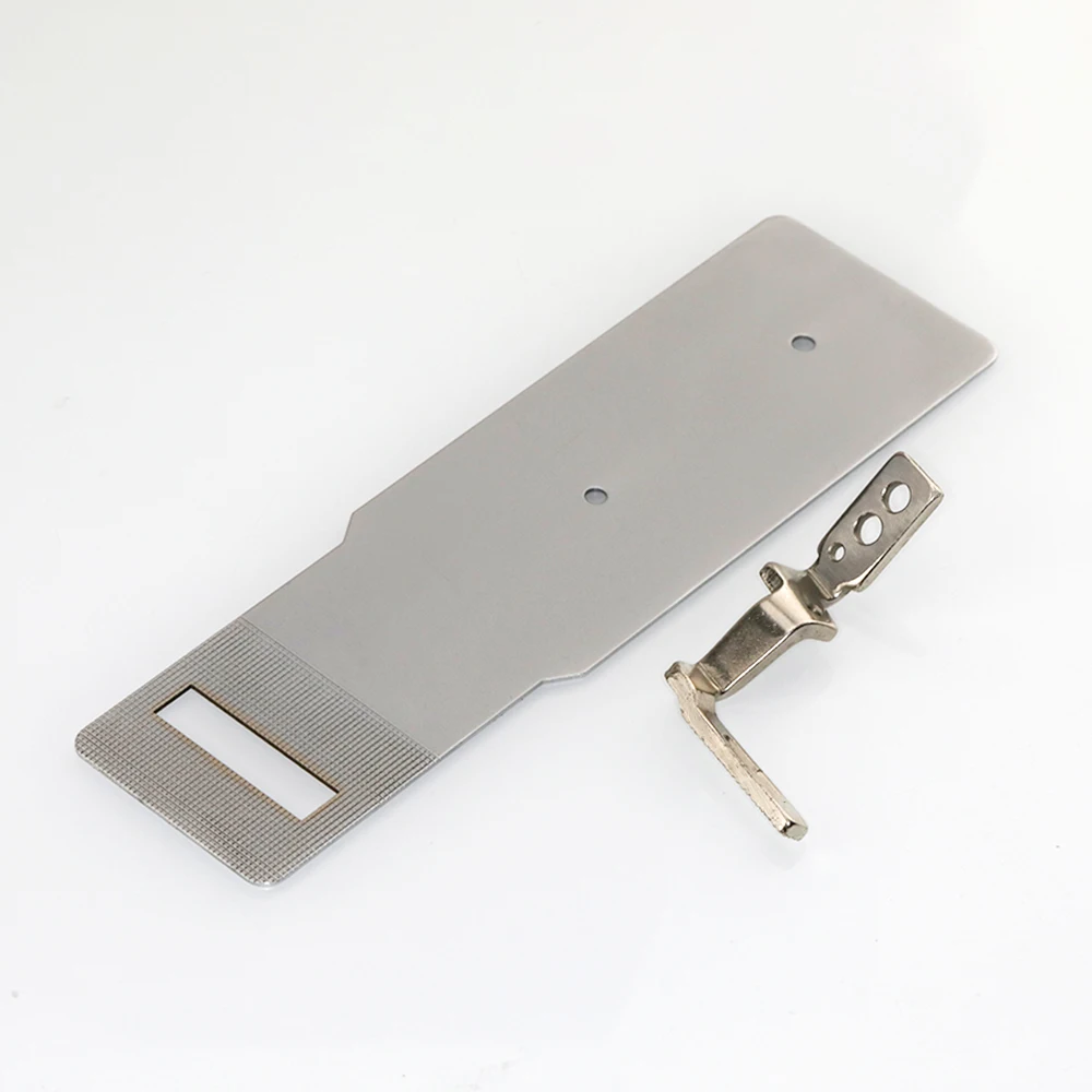 BROTHER 430D 430F/HH Lockstitch Bar Tacker Sewing Machine Parts Work Clamp Feed Plate 40mmX10mm Embedded Unilateral Presser Foot