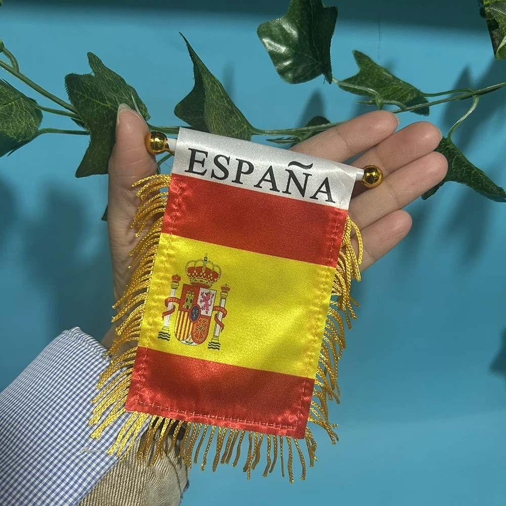 SKY FLAG bandera España para coche tipo banderín de poliéster - imagen 3