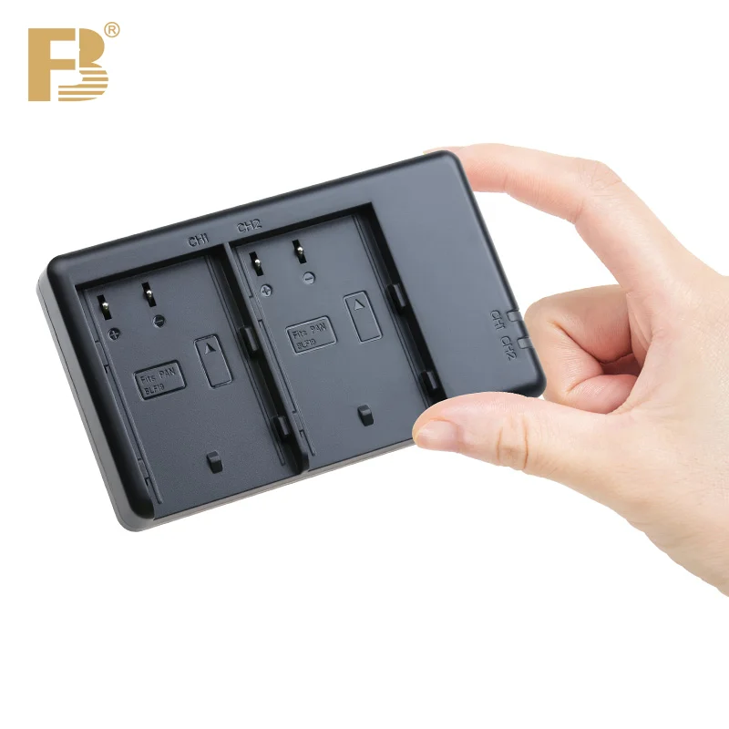 FB DMW-BLF19E Camera Battery USB Dual Slot Charger for Panasonic Lumix GH5S GH4 GH3 GH5 G9LGK GH3GK GH5s DC-GH5GK GH5LGK G9LGK