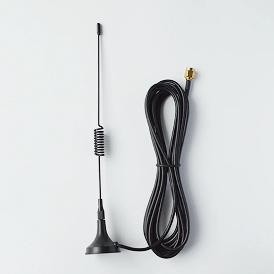 GSM GPRS هوائي 900 -1800Mhz 3M 3dbi SMA ذكر كابل التحكم عن بعد قاعدة مغناطيسية #4