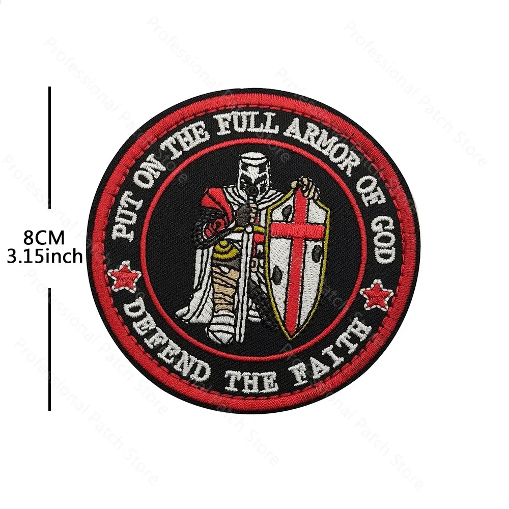 جديد فرسان تمبلار الصليبية ضابط شارة الشباب ماجيك ملصق شخصية شارة التكتيكية التصحيح للملابس هوك وحلقة #3