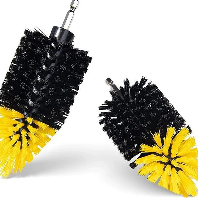 2PCS Achieve Outstanding Results with the Conical Pointed Drill Brush Cleaning Scrub