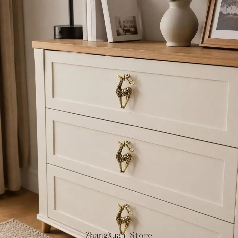 Deer Design Schrankgriff-Schubladenknöpfe für Kleiderschrank- und Nachttischmöbel 3XUF – Detail 2