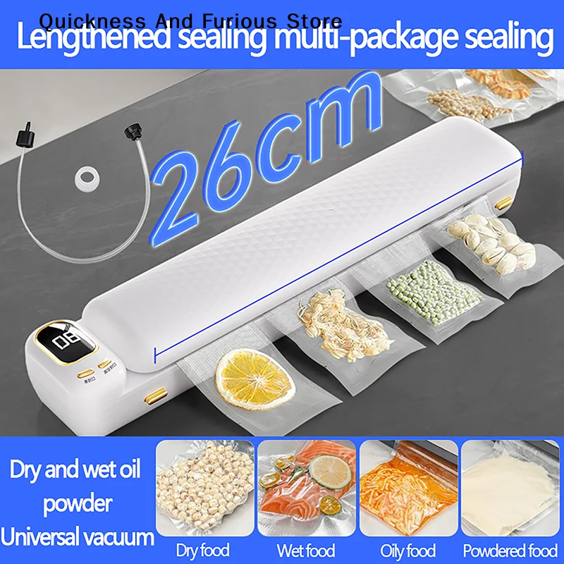 1pcs Vacuum Sealing Machine Hose Food Sealing Saving Adapter Vacuum Sealer External Pumping Tube Home Kitchen Vacuum Attachment