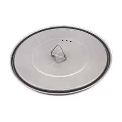 TOAKS Universal Titanium Cup Lid Titanium Camping Pot Lid Mug Lid Titanium Lid for Cup Mug Pot Kettle