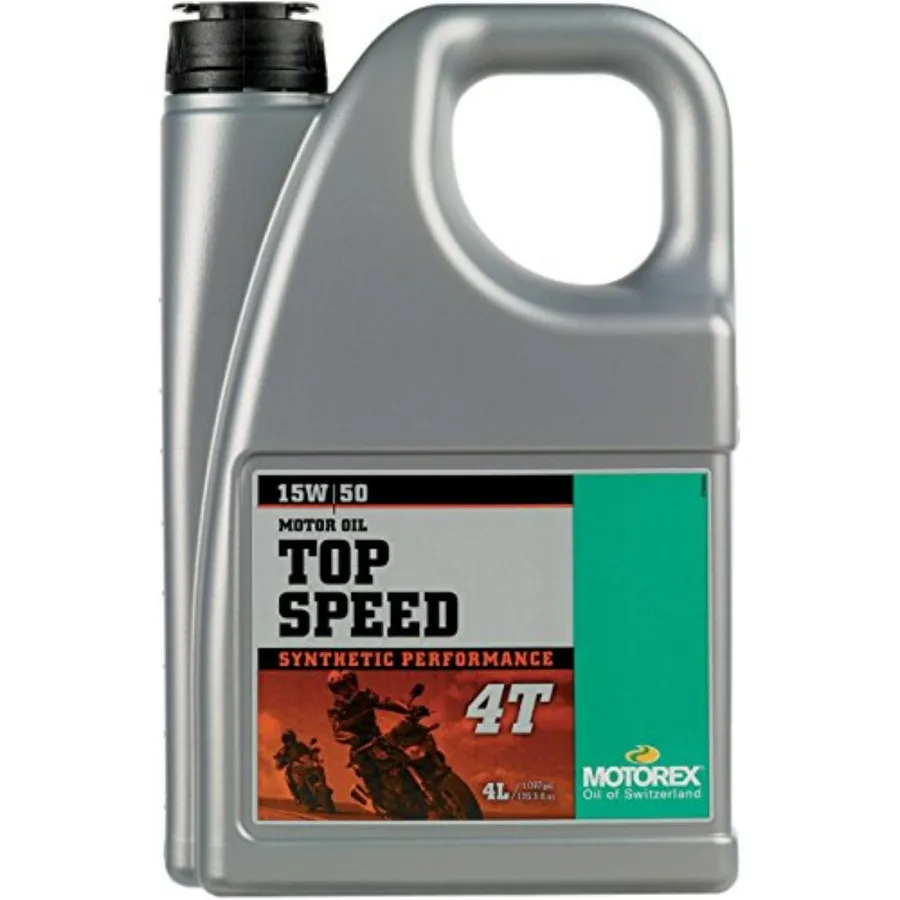 

Высококачественное моторное масло Top Speed 4T 15W50, 4 литра, для высокоскоростной езды, надежная защита и плавная работа двигателя