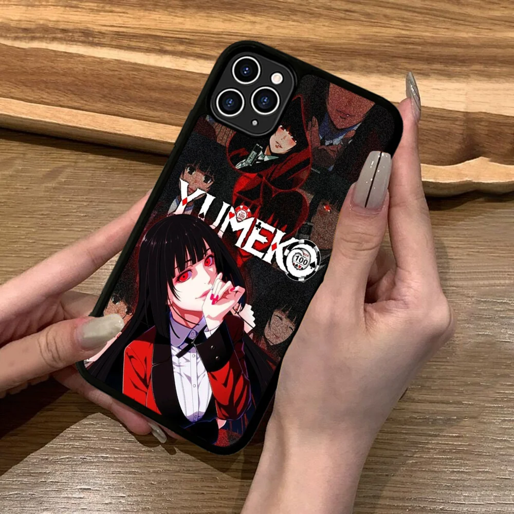 Kakegurui Phone Case Silicone PC+TPU For For IPhone 11 12 13 14 15 16 Plus Pro Max Cover