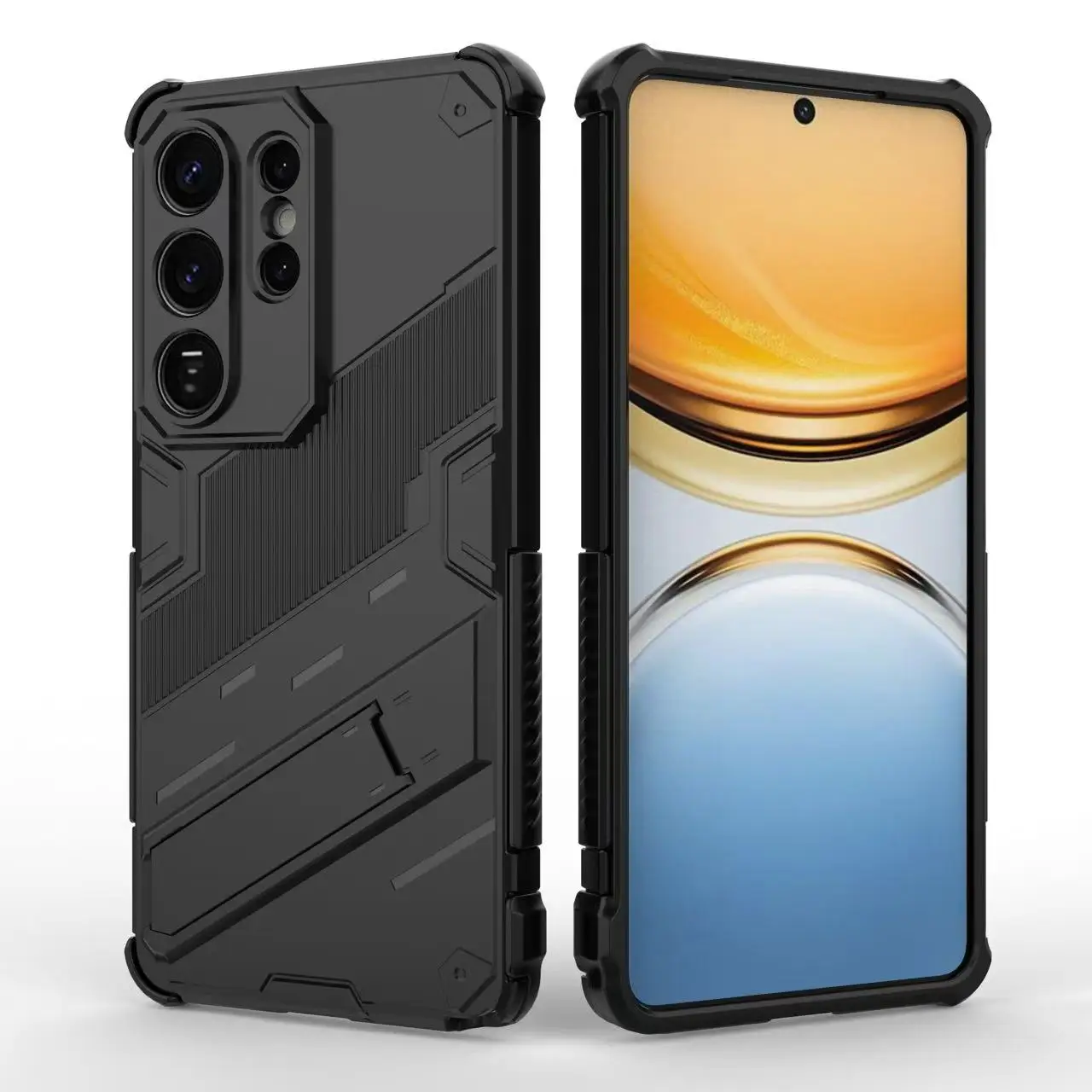 غطاء حماية قابل للطي مضاد للصدمات لهاتف سامسونج جالاكسي S25 S26 Ultra Edge S26 PRO S25 Plus حافظة حماية للعدسات #1