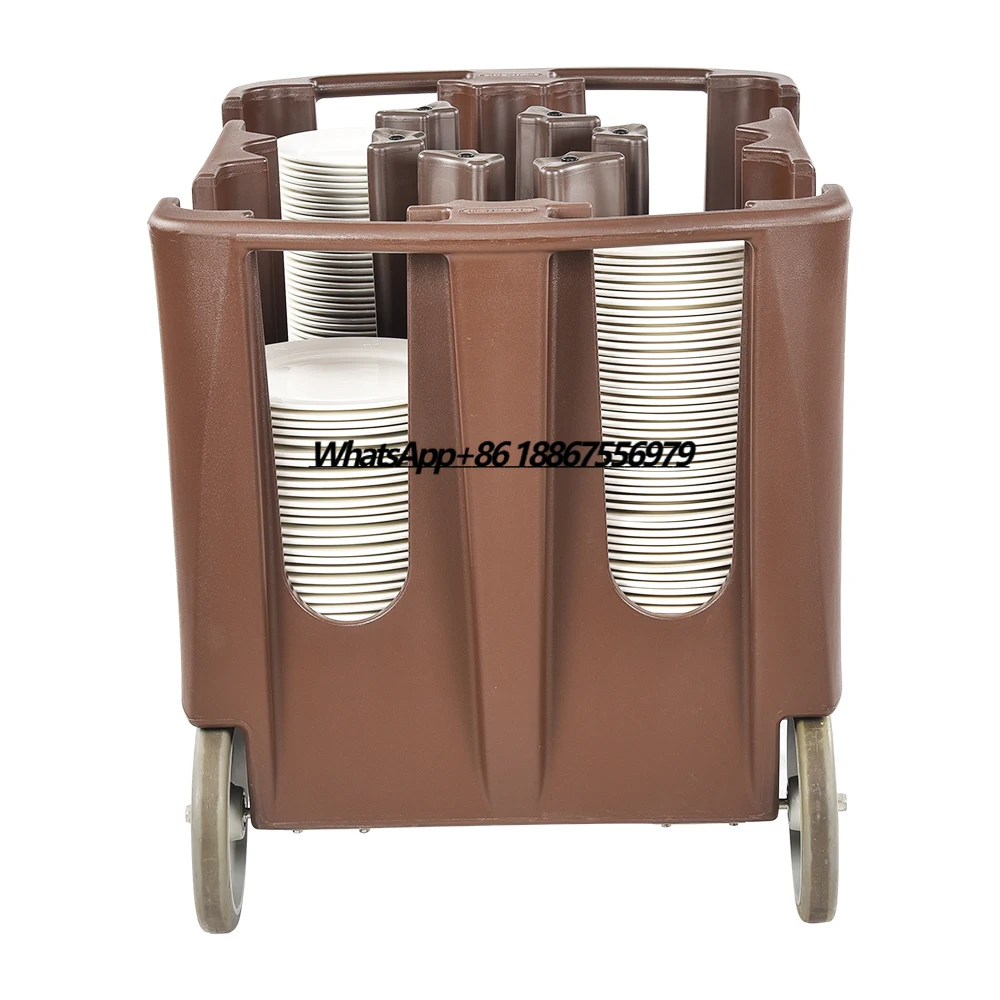 

Manufacturer Wholesale Restaurant Equipment Plates Dolly High Quality Dish Caddies