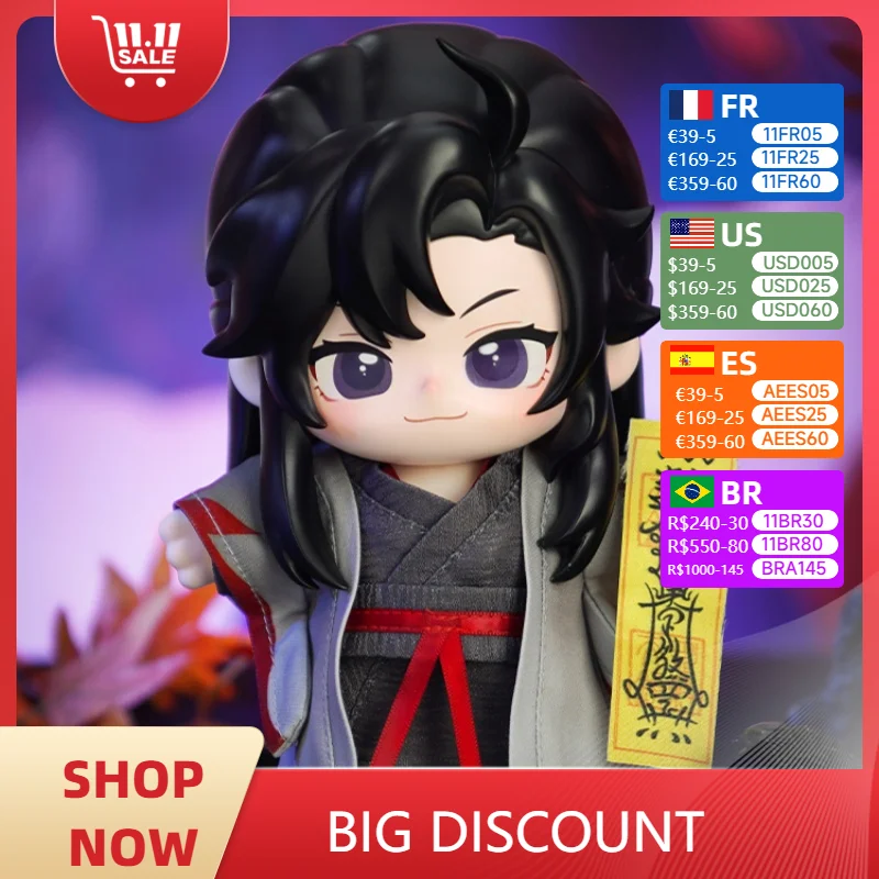 Mo Dao Zu Shi Anime Character Yi Ling Lao Zu Handmade Models Cute Anime Minidoll Desktop Decoration Toys Cute Figures Model Gift