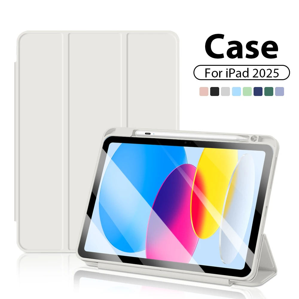 

For Ipad A16 Case 2025 Air 11th 13 M3 M2 5 4 3 8 10 9 9th 10th Generation Pro 13 11 12.9 M4 Mini 7 6 A17 Protective Cover Funda