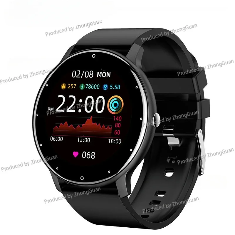 ZL02D Smart Bracelet Information Reminder Touch Screen Heart Rate Blood Oxygen Smart Watch