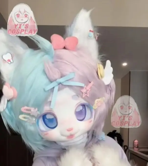 

Fursuit Head Handmade Customized Furry Head Cosplay Kigurumi Furry Custom Role Play Fursuit Kigurumi Head Headsets Beast