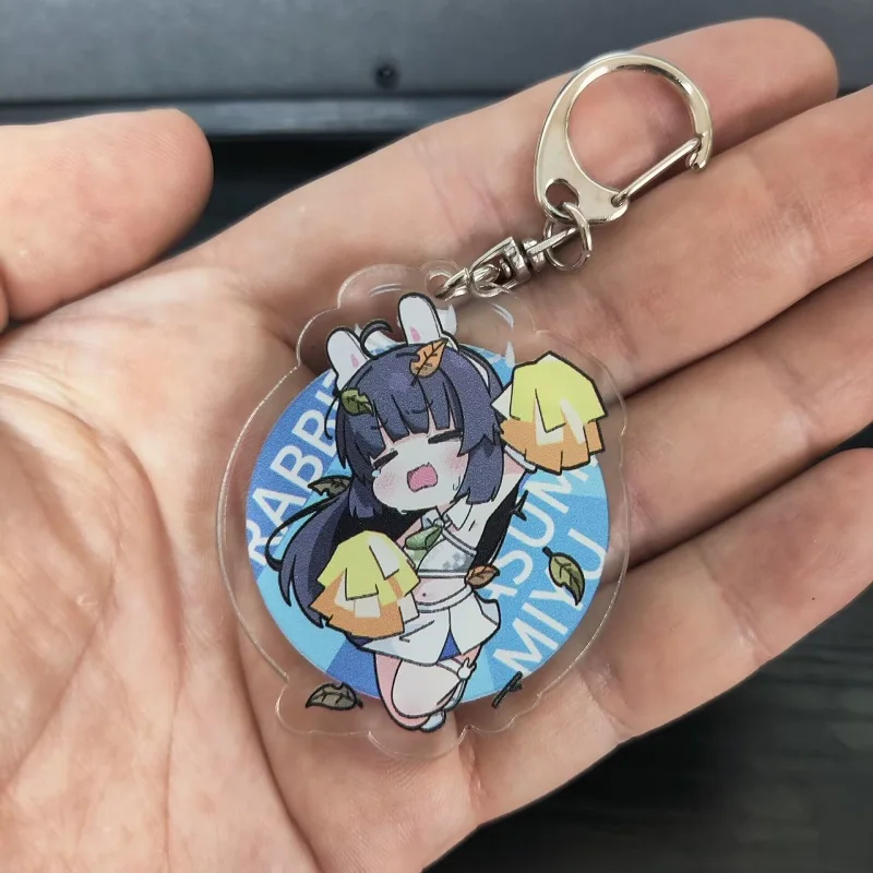 Blue Archive Anime Figures Takanashi Hoshino Waraku Chise Acrylic Keychain Rikuhachima Aru Character Keyring Cute Pendant Toy