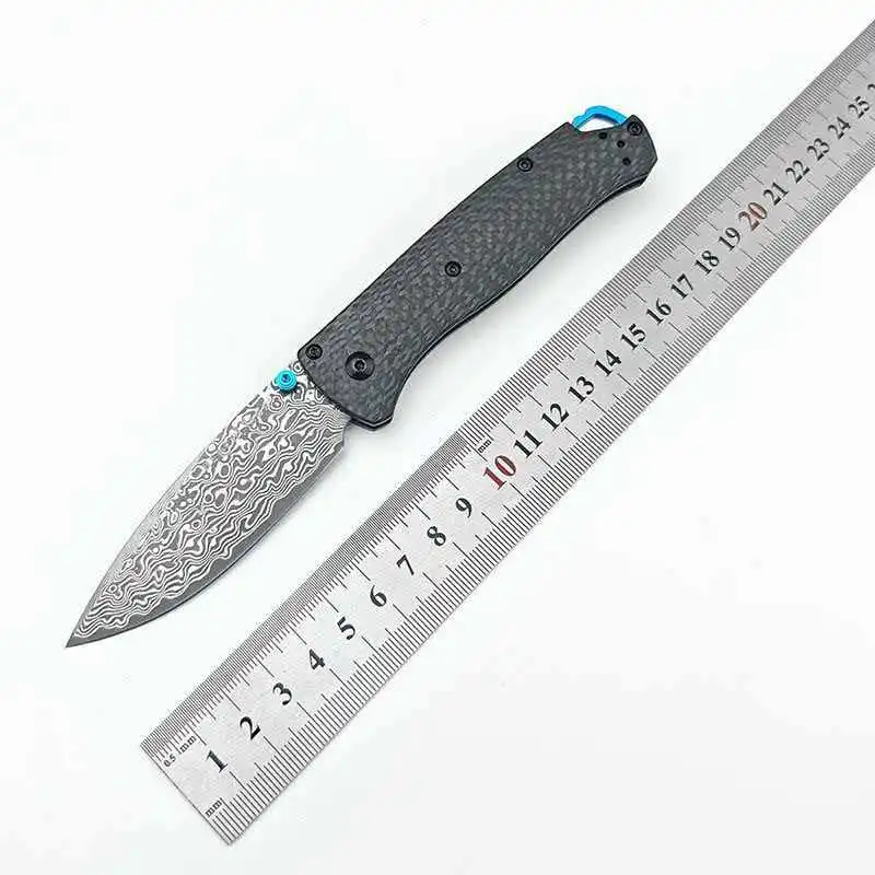 

BM535 folding knife D2 steel high hardness sharp folding knife titanium alloy EDC outdoor survival knife