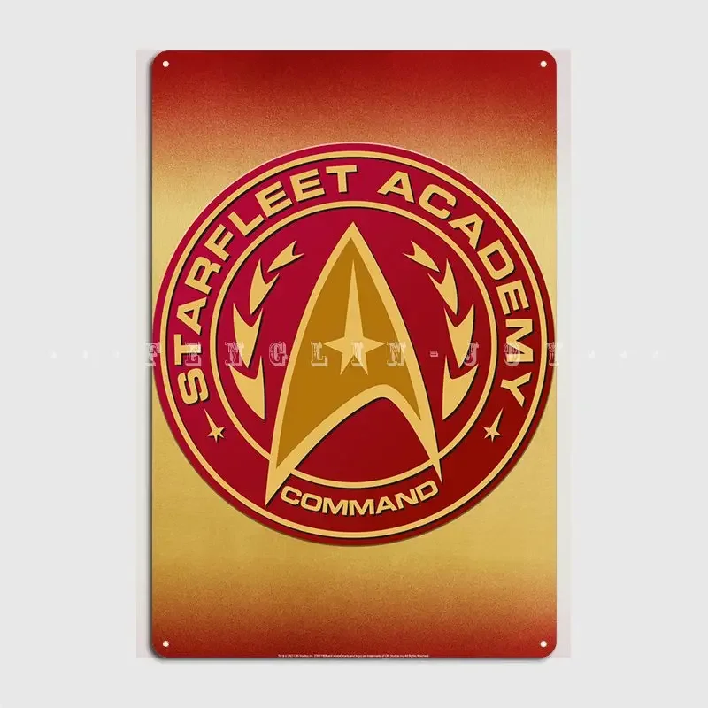 Starfleet Academy Command Metal Sign Wall Pub Club Bar Design Wall Plaque Tin Sign Posters