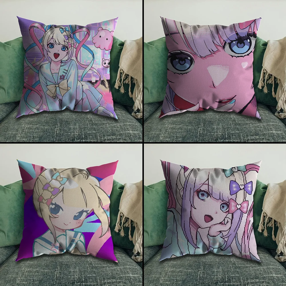 

Game Needy Girl Overdose Pillow Case Pillowcase Home Sofa Cushions Car Cushions Pillowcover Office Pillowshell Pillow