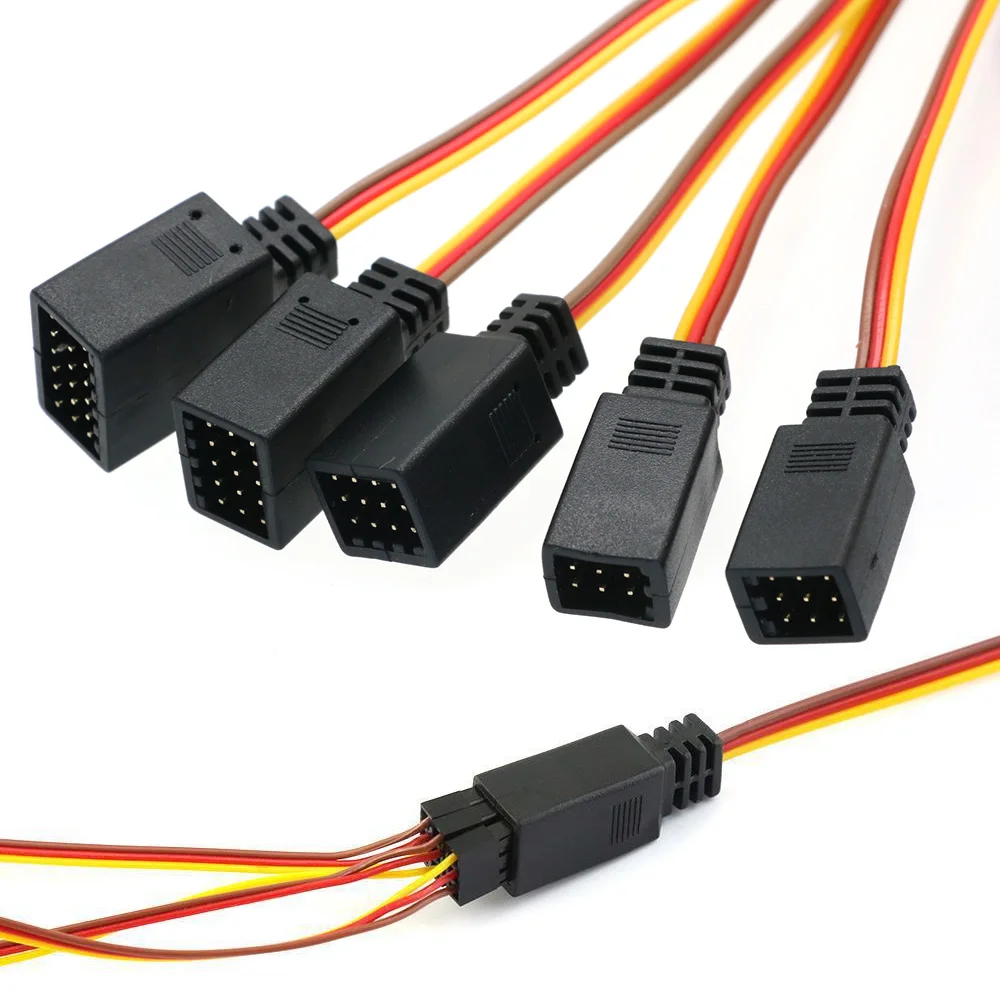 350mm Y Type Extended Line Extension Lead Wire Cable For Futaba Jr Y Harness Servo Lead Extension For Rc Car/ship/helicopter - view 3
