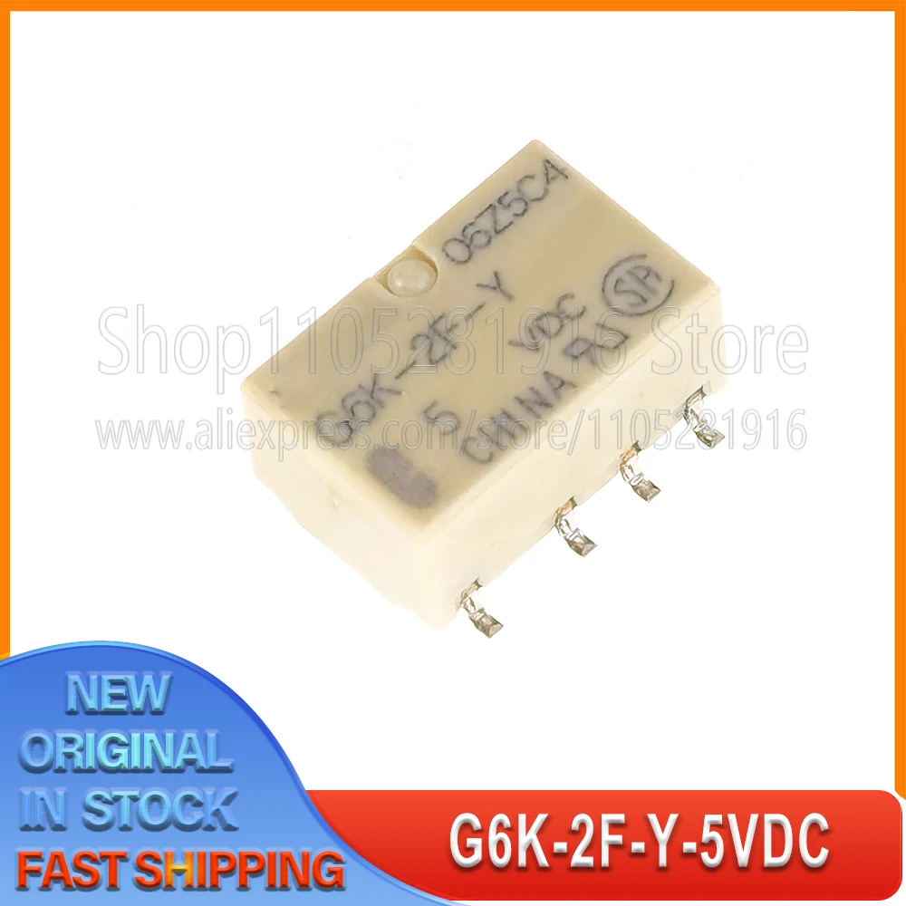 

5~10 шт./лот Оригинальное сигнальное реле G6K-2F-Y-5VDC G6K-2F-Y-5 G6K-2F-Y 5VDC G6K2FY G6K-2F G6K 2F 5VDC DC5V 5V SOP-8